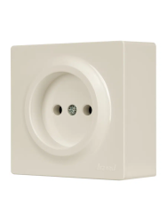 Розетка сетевая LEZARD Leto кремовый 752-0300-121B 