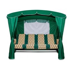 Качели садовые АРНОВЕРК Оазис люкс+ Зеленый 232*125*195 см