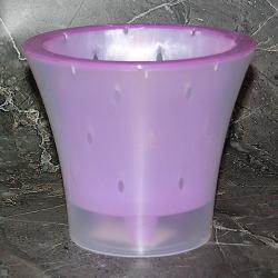 Горшок пластиковый ЛИВИНГРИН Ванда Фиолетовый 2 л