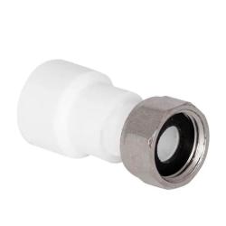 Муфта ПП TEBO полипропилен с накидной гайкой 25 мм 3/4"