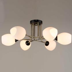 Люстра ЛАЙТ СФЕРА 4883/6 AB+BK Черный, бронза