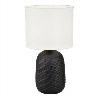 Настольная лампа ЭКОНОМ СВЕТ G32227/1T BK WT Белый