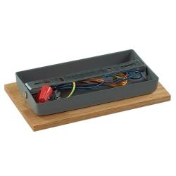 Люстра ODEON Plato 8031/72CL Серый, дерево