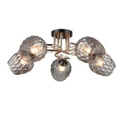 Люстра ЛАЙТ СФЕРА 4732/5 CF+FG Кофе