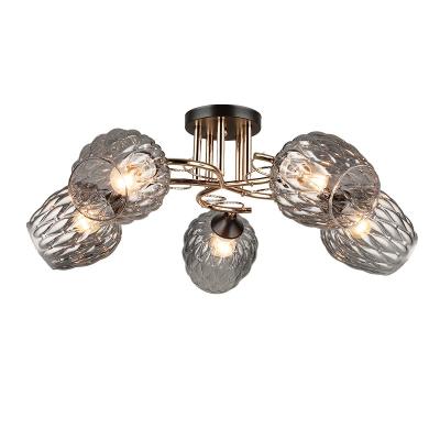 Люстра ЛАЙТ СФЕРА 4732/5 CF+FG Кофе