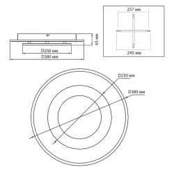 Люстра СОНЕКС Saturn 7741/40L Черный