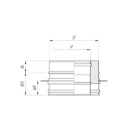 Площадка монтажная ДЫМОК 0,5 мм 115/200 мм