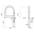 Смеситель для кухни OMOIKIRI Osaka-BN-WH 4994305 Смеситель для кухни OMOIKIRI Osaka-BN-WH 4994305