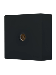 Розетка телевизионная LEZARD Leto TV черный бархат 752-4200-130