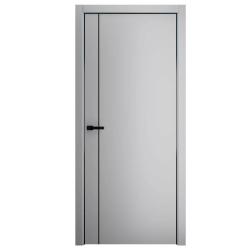 Дверное полотно ALBERO Line 4 эмаль серая глухое 2000*800 мм