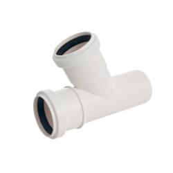 Тройник канализационный SINIKON Comfort 50 мм 45°