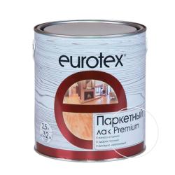 Лак EUROTEX Premium паркетный глянцевый 2,5 л