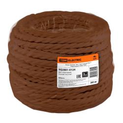 Провод ретро TDM Эко 3*2,5 мм2 коричневый