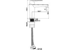 Смеситель для раковины MAXONOR PURE LIFE PL1085