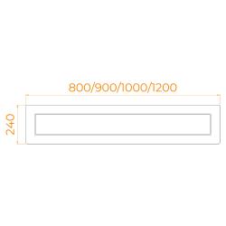 Экран к поддону RGW NA/CL-s 90 см