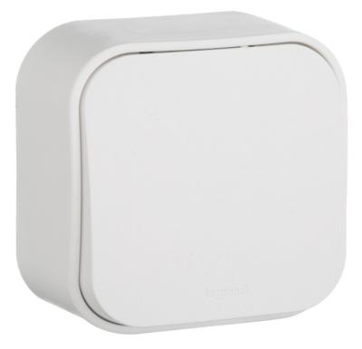 Переключатель LEGRAND Quteo 1 клавиша белый 782204