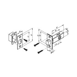 Задвижка PUNTO DB-45 GR Графит
