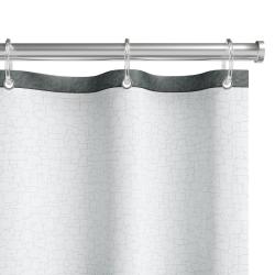 Штора для ванной FORA Stone Black 180*180 см