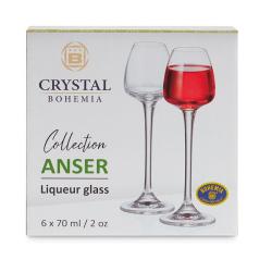 Набор рюмок 6шт, 70мл ANSER /Bohemia Crystal/
