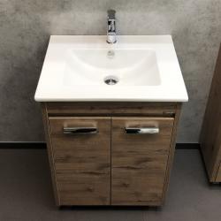 Тумба с раковиной COMFORTY Марио 60 дуб темный