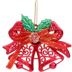 Елочное украшение СЕРПАНТИН Зимние колокольчики 13 см