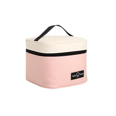 Термосумка 4,5л, цвет бежевый/розовый./
