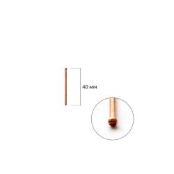 Гвоздь финишный омедненный 1,2*40 мм 100 г