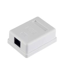 Розетка компьютерная REXANT RJ45 8P8C белый