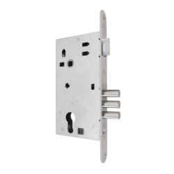 Замок врезной ПРОСАМ 4-3 Медный антик