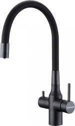 Смеситель для кухни PAULMARK Salix Черный Sa213419-418