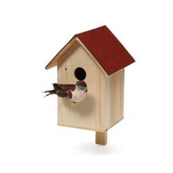 Скворечник «Теремок» 19 × 19 × 38 см/Сима-ленд/