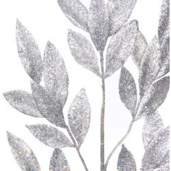 Декоративная веточка СЕРПАНТИН Симфония красок серебро 