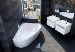 Ванна акриловая RAVAK Love Story II Pu-Plus R 196*139 см 