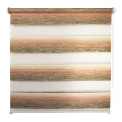 8832 Рулонная штора День/Ночь Ливерпуль Бежево-зеленый120х160 /Уют/