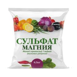 Удобрение минеральное НОВ-АГРО Сульфат магния для овощных культур 500 г