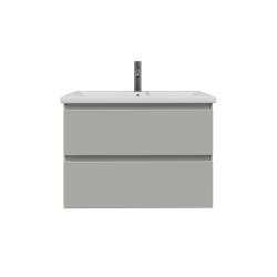 Тумба с раковиной RUVANN Stello Grey 80