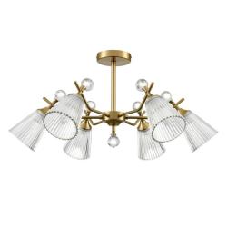 Люстра ODEON Aurica 8046/6C Латунь