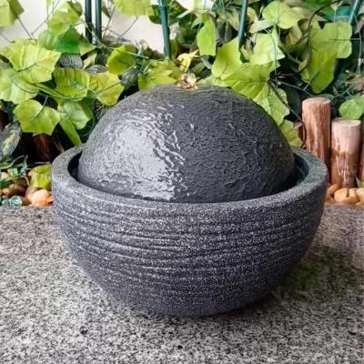 Фонтан GLQ Чаша Серый 36*36*37 см