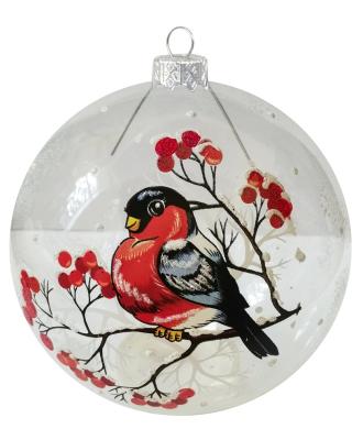 Шар КОЛОМЕЕВ Задумчивый снегирь 100 мм
