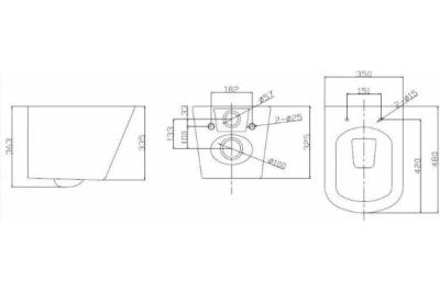 Унитаз подвесной BELBAGNO Due BB3103CHR-BS/SC