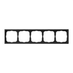 Рамка SYSTEME ELECTRIC Art Gallery 5 постов карбон GAL001005