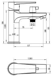 Смеситель на борт ванны ESKO Budapest BT53