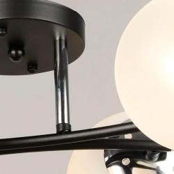 Люстра ЛАЙТ СФЕРА 2318/4 BK+CH Черный