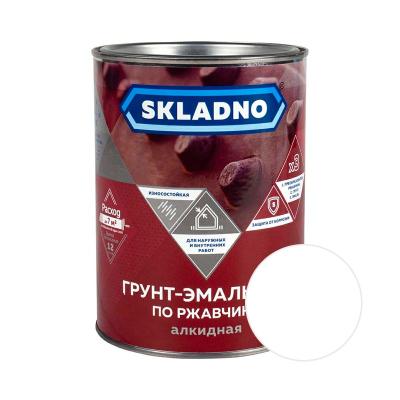 Грунт-эмаль SKLADNO Белый 0,8 кг