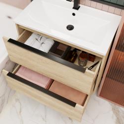 Тумба с раковиной LA FENICE Tesoro 100 дуб Небраска натуральный 