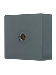 Розетка телевизионная LEZARD Leto TV графит 752-3400-130 