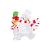 Фигура LED NEON-NIGHT Снеговик с подарком на присоске мультиколор постоянное свечение 6*5,5*3 см 501-022