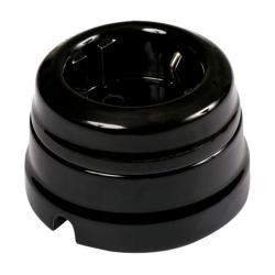 Розетка сетевая ТМ МЕЗОНИНЪ с заземлением черный GE70301-05