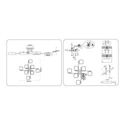 Люстра AMBRELLA Comfort FL4888/8 WH/WD Белый