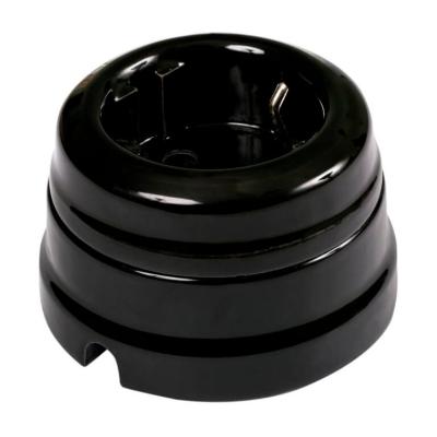 Розетка сетевая ТМ МЕЗОНИНЪ с заземлением черный GE70301-05